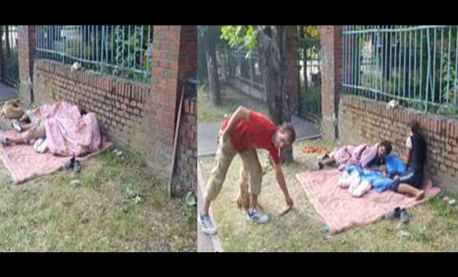 Cerșetori supărați că au fost treziți din somn de polițiștii locali, la Timișoara! Cum au reacționat?