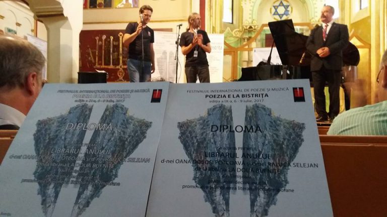 Primul premiu pentru librăria La Două Bufnițe: Cel mai „grozav” librar al anului 2017