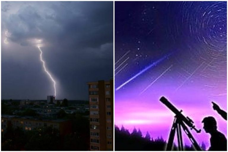 La noapte vom avea spectacol pe cer! Ori Perseidele, ori fulgere și tunete!