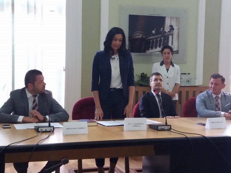 Eva Georgeta Andreaș este de azi, oficial, noul prefect de Timiș-video