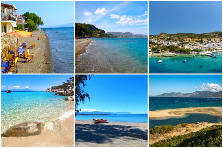 Plajă și soare în insula Evia (P)