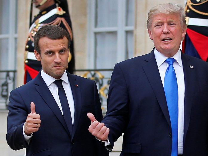 trump-macron