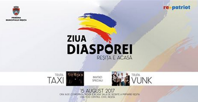 Taxi şi Vunk cântă pentru reșițenii de pretutindeni la ”Ziua Diasporei”