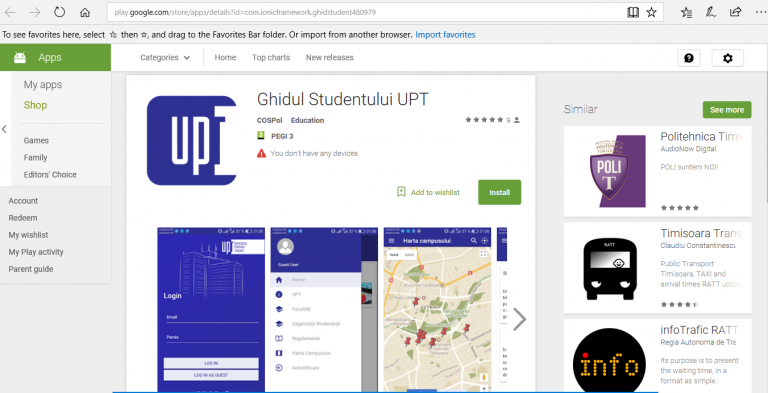 Studenții Universității Politehnica Timișoara beneficiază de o aplicație mobilă dedicată