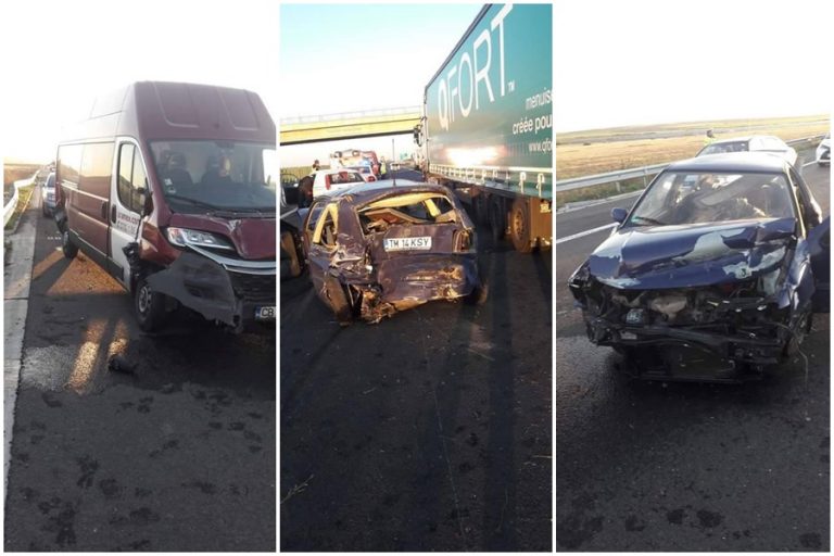 Impact mortal și circulație blocată pe autostrada Timișoara – Lugoj