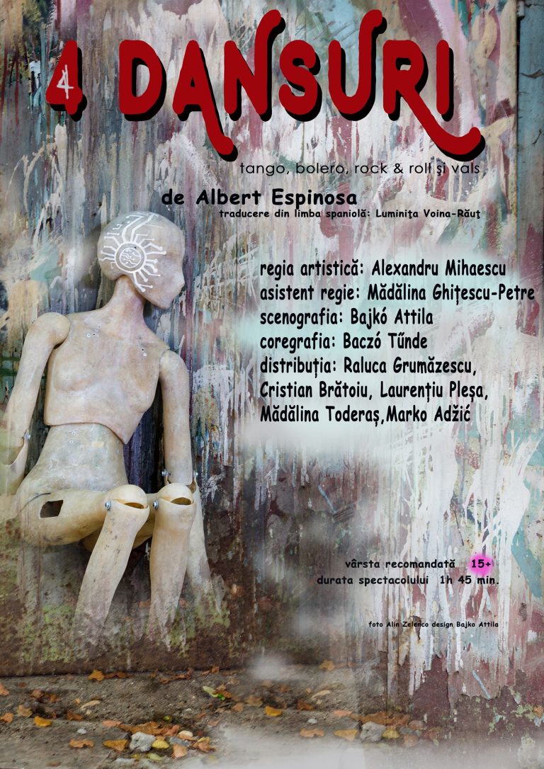 ,,4 Dansuri”, o comedie dulce-amară la Teatrul Merlin