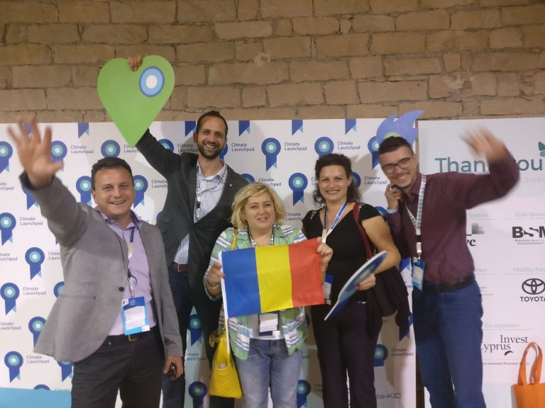 Delegaţia României s-a întors din Cipru, de la finala competiţiei internaționale de idei ClimateLaunchPad