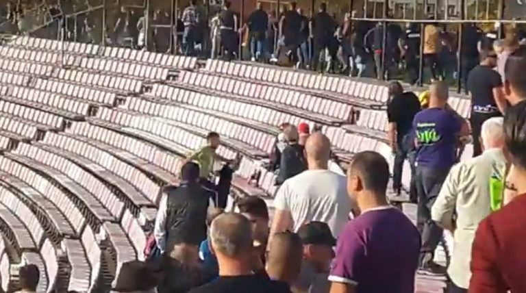 Bătăi dure între suporteri la meciul dintre Poli si UTA! Cum s-au încheiat ostilitățile