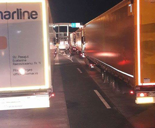 Vama Nădlac 2, coşmarul şoferilor de camioane