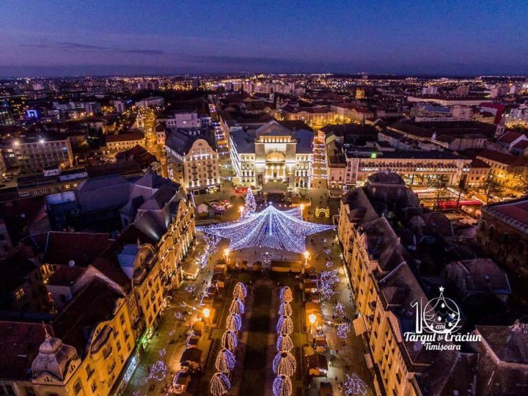 Nici Timișoara nu se lasă, vezi când se deschide Târgul de Crăciun