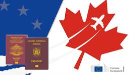 De mâine românii pot intra în Canada fără viză