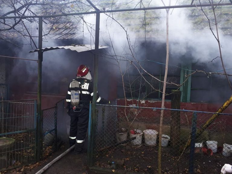 Incendiu la bucătăria unei case din Berzovia