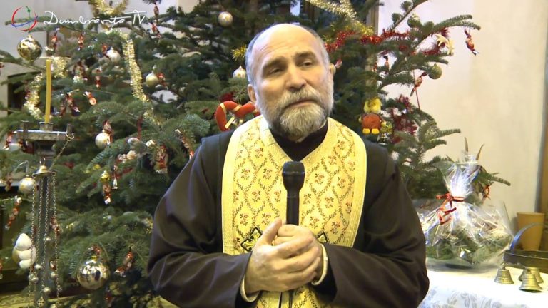 Mesajul de Crăciun al părintelui Achim Vasile Baboș, de la Dumbrăviţa. Video