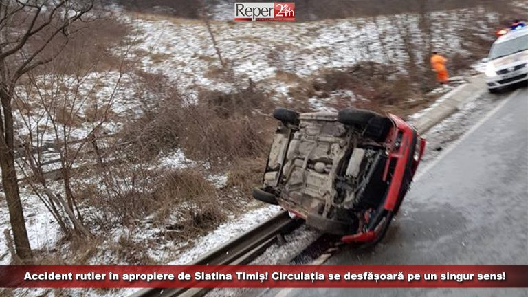 Accident spectaculos pe un drum circulat din Banat!