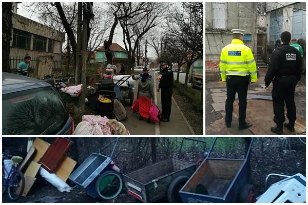 Intervenție în forță într-o clădire din Timișoara! Ce au găsit polițiștii. Foto