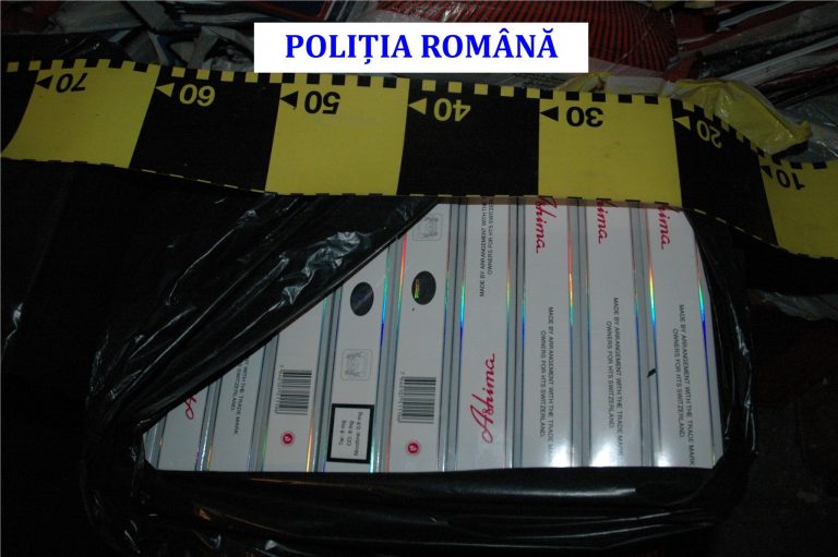 Subofițer prins în Timiș cu țigări de contrabandă
