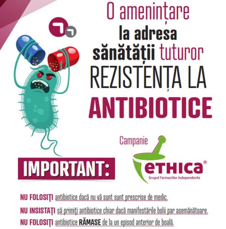 Semnal de alarmă! Utilizarea abuzivă a antibioticelor  –  o amenințare la adresa sănătății tuturor