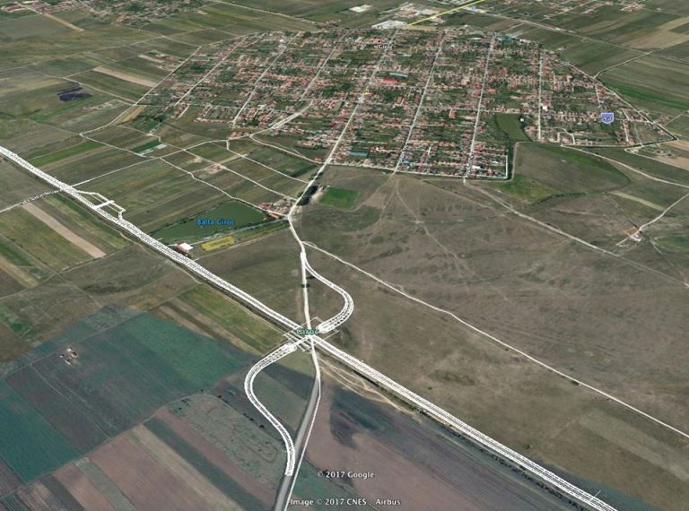 Centura sud strică pista de biciclete din Giroc, realizată pe fonduri europene