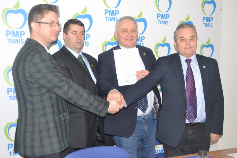 „Vrem o politică curată și dreaptă în județul Timiș” sau cum se înverzește umbrela PMP