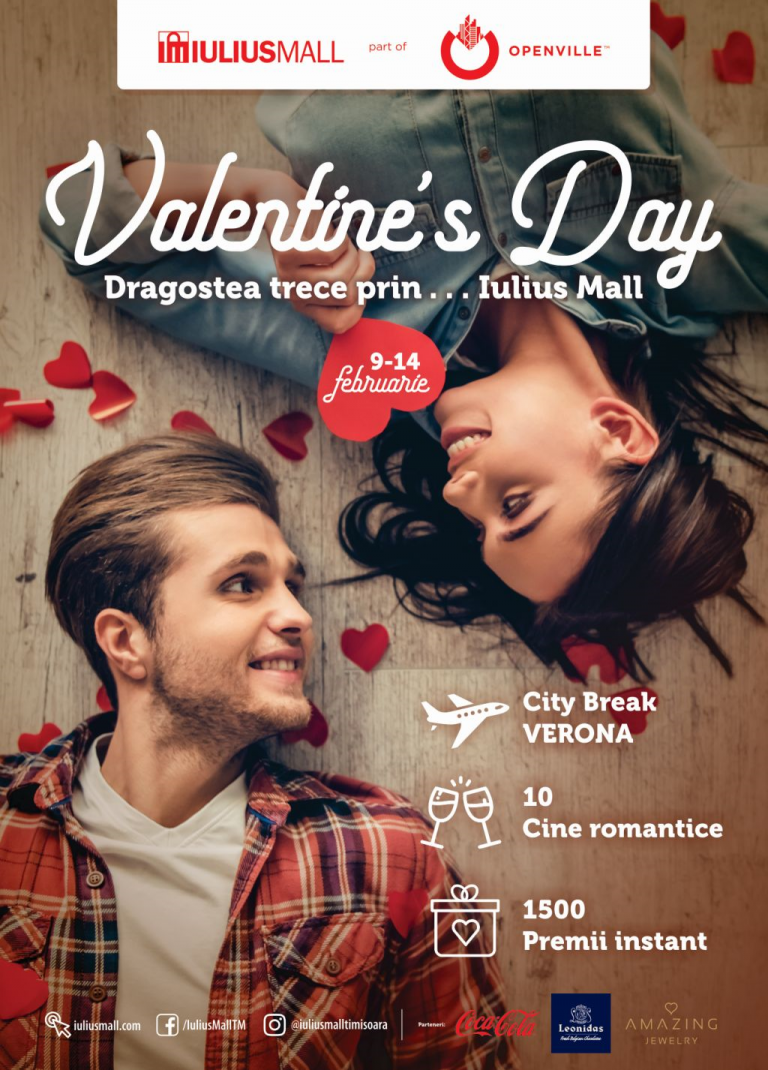 De Valentine’s Day, Iulius Mall te trimite pe urmele lui Romeo și Julieta, la Verona