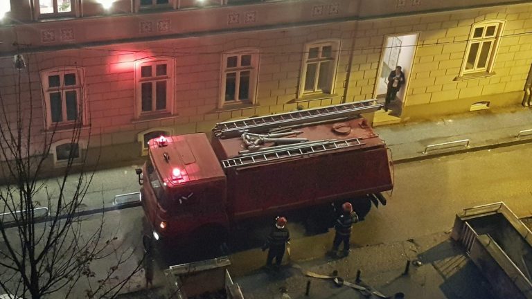 Incediu într-un birou din Palatul Dicasterial din Timişoara