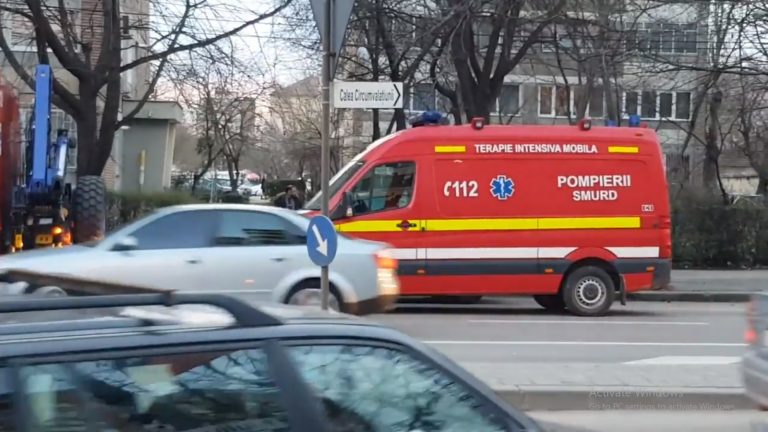 Intervenție a pompierilor în zona Circumvalațiunii – video