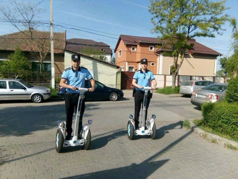 Polițiștii locali pe segway-uri! Ce misiune au aceștia