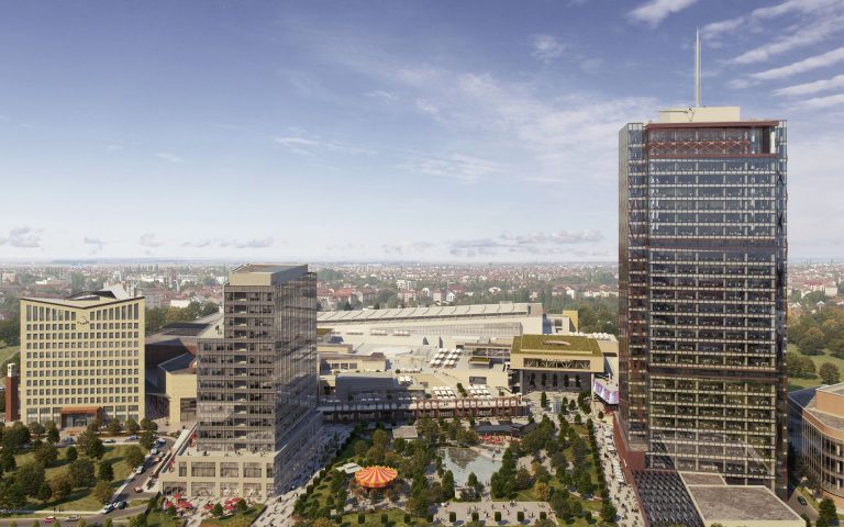 Compania Iulius începe, în ansamblul mixt Openville Timișoara, lucrările la cea mai înaltă clădire de birouri din România