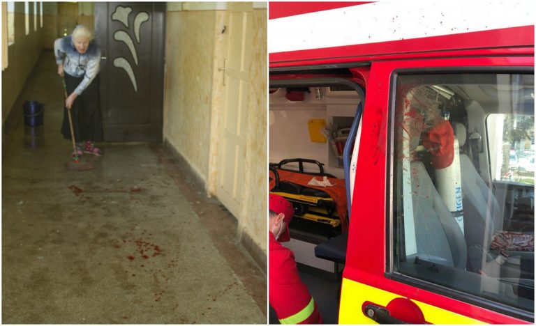 Scandal cu sânge, pumni și geamuri sparte, la Lugoj! Jandarmii și polițiștii au intervenit