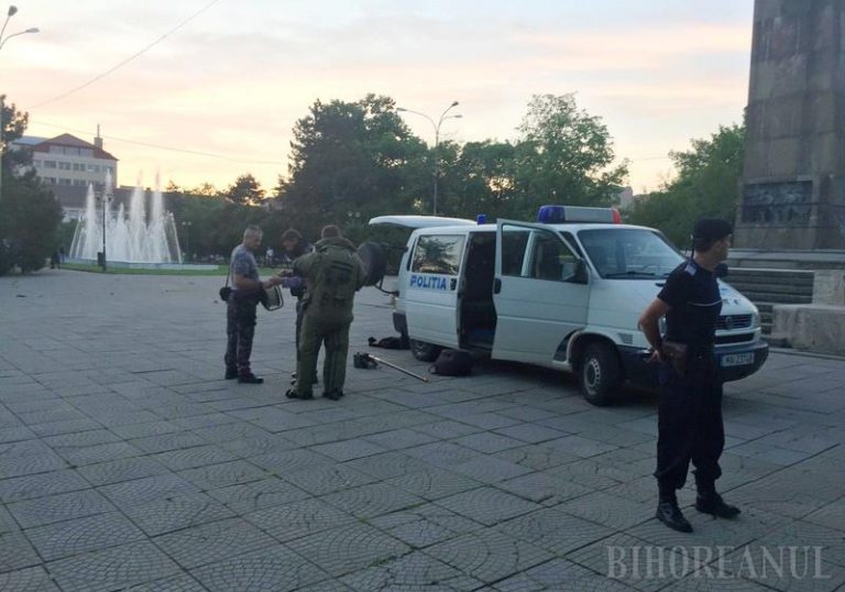 Pachet suspect, detonat într-un oraș din vestul țării! (FOTO)