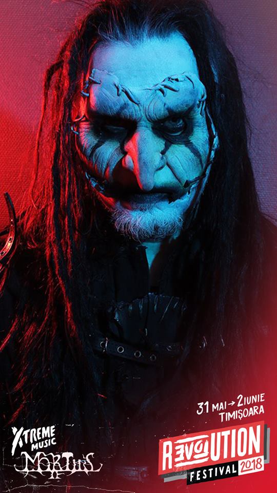 Mortiis vine la Timișoara, în cadrul Revolution Festival