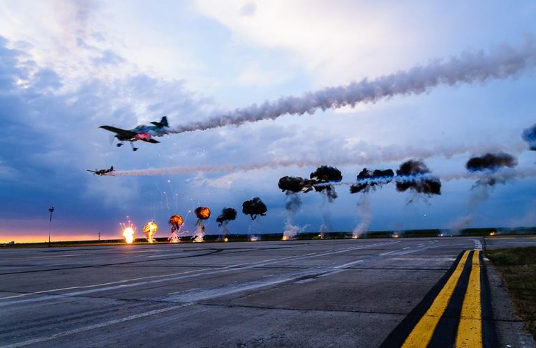 Show-ul aerian revine pe cerul Timişoarei