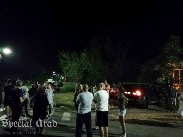 La un pas de tragedie! Tineri implicați într-un accident în vestul țării