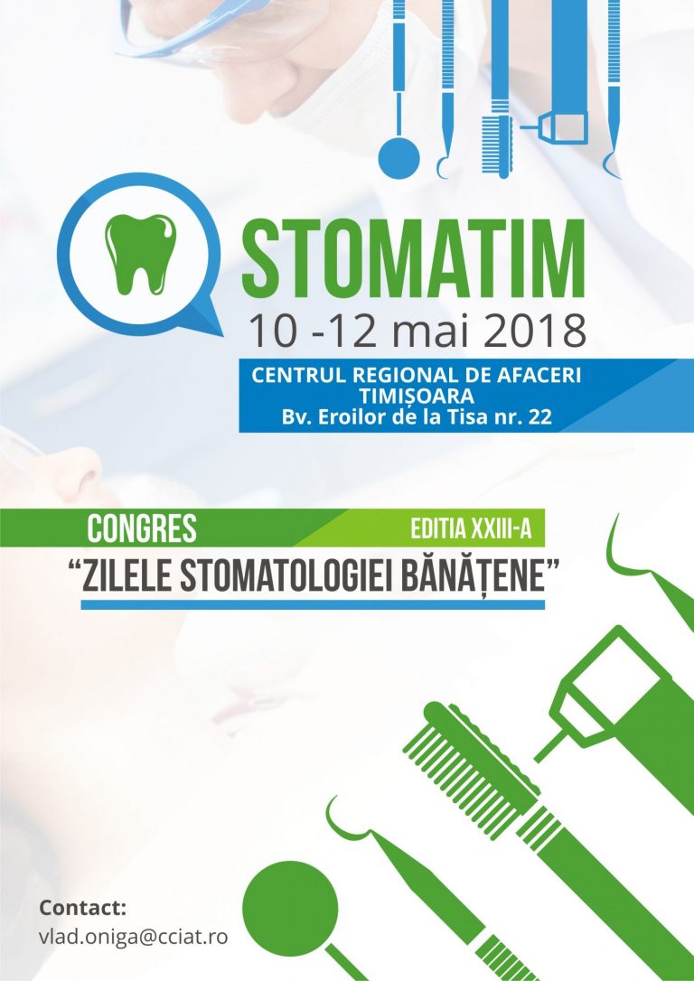 CCIAT organizează cea de-a doua ediție a StomaTim Expo, 10-12 mai 2018