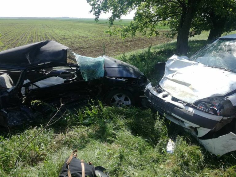 Drumul morţii: accident cumplit între Vinga şi Orţişoara. Foto