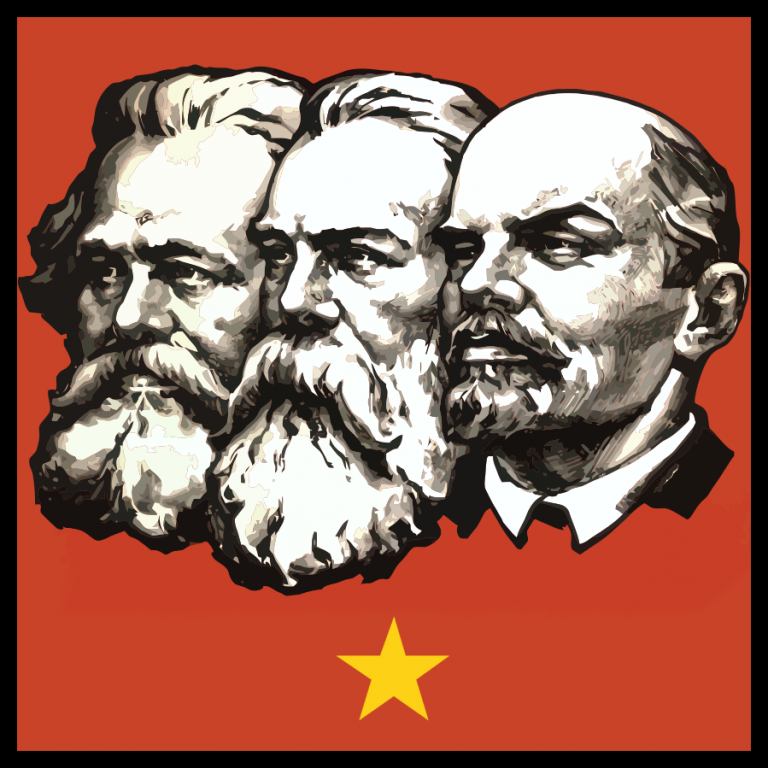 Fantomele lui Marx și Engels ies la plimbare și agită mințile slabe