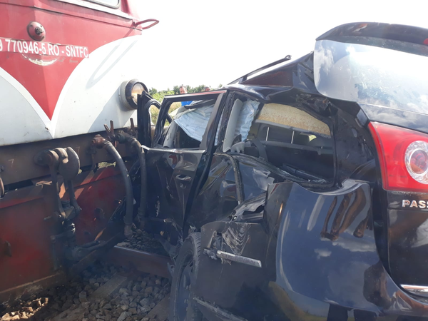 Accident pe calea ferată cu trei victime! A intervenit descarcerarea