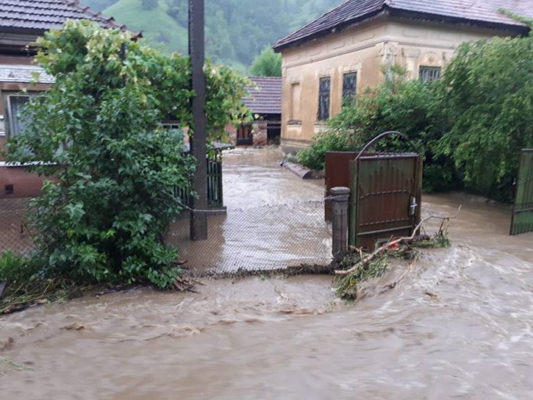 Bilanţul după potopul de ieri, din vestul țării! Gospodării inundate şi localităţi fără energie electrică Foto