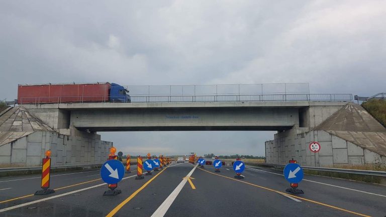 Restricții pe autostradă, între Timișoara și Margina
