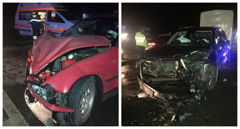 Trei adulți și o fetiță, la spital după un accident teribil pe centura Lugojului! Video