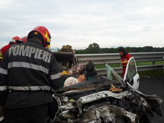 Cine sunt cele 4 victime ale accidentului de pe autostradă. Șoferul care a intrat pe contrasens avea 70 de ani