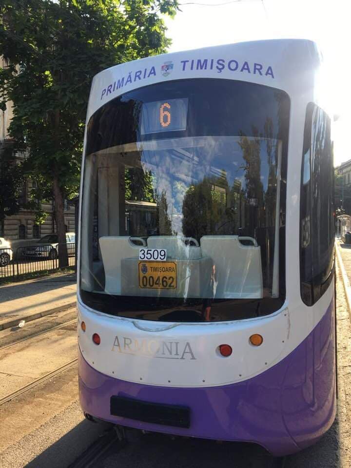 Tramvaiul 6 a revenit pe traseu, la Timișoara. Cele două rute pe care circulă