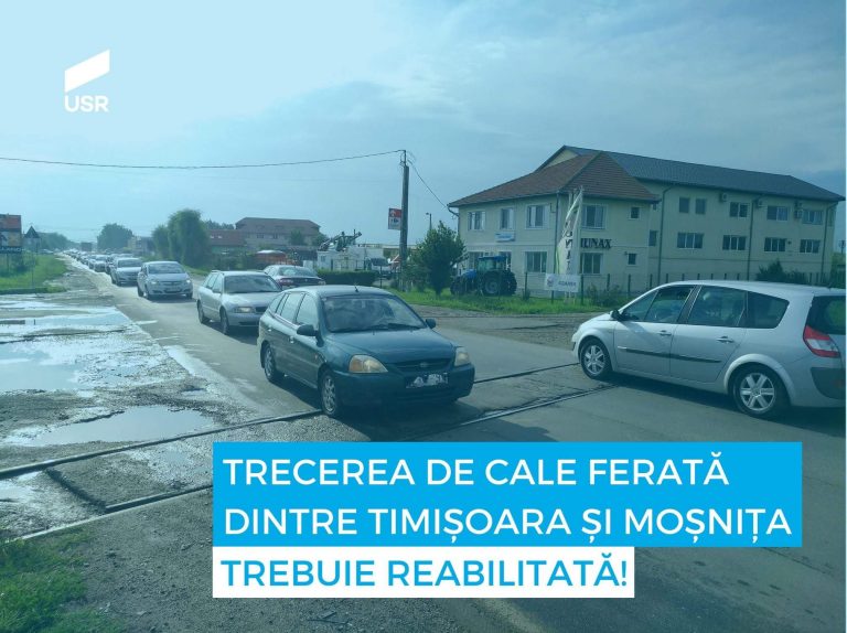 Semnal de alarmă tras de USR Timiș: cale ferată degradată lângă Timișoara