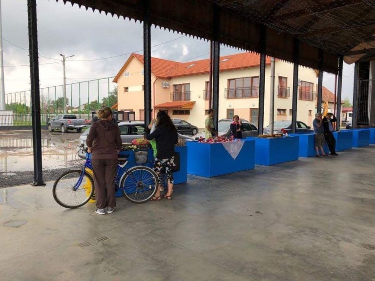 Piaţă volantă la câţiva paşi de Timişoara. Foto