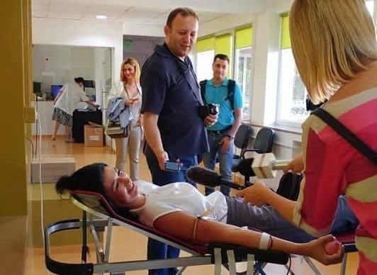 Consulii din Timișoara și prefectul de Timiș au donat sânge