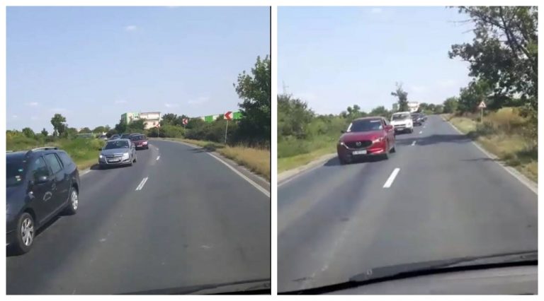 Coadă de trei kilometri pe drumul Timișoara – Săcălaz. Ce se întâmplă în zonă. Foto