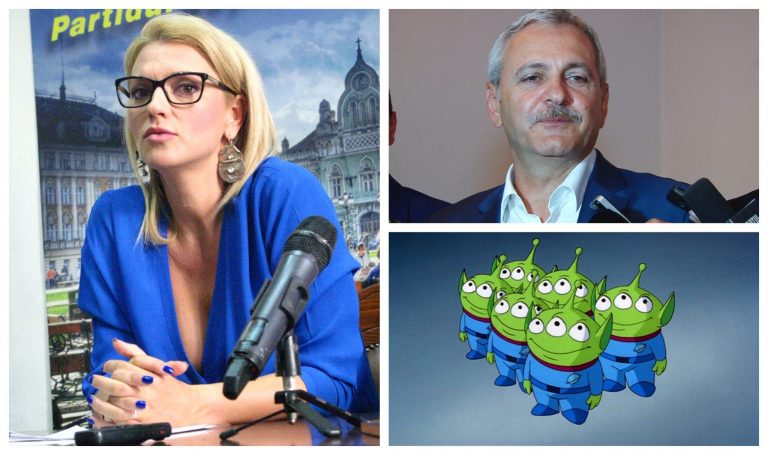 Dragnea va fi răpit de omuleți verzi și lipicioși, crede Alina Gorghiu-video