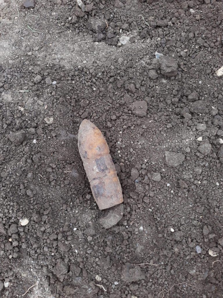 Muniție neexplodată în Arad