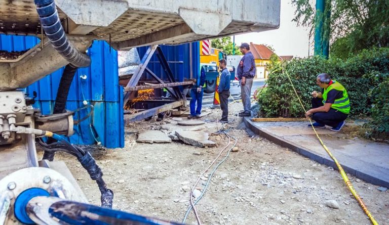 Calea Martirilor, tot în șantier