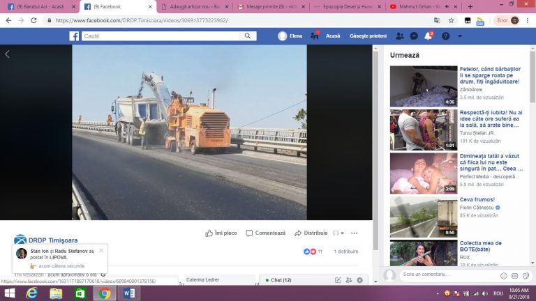 Drum important din vestul țării,  în reparații. Video